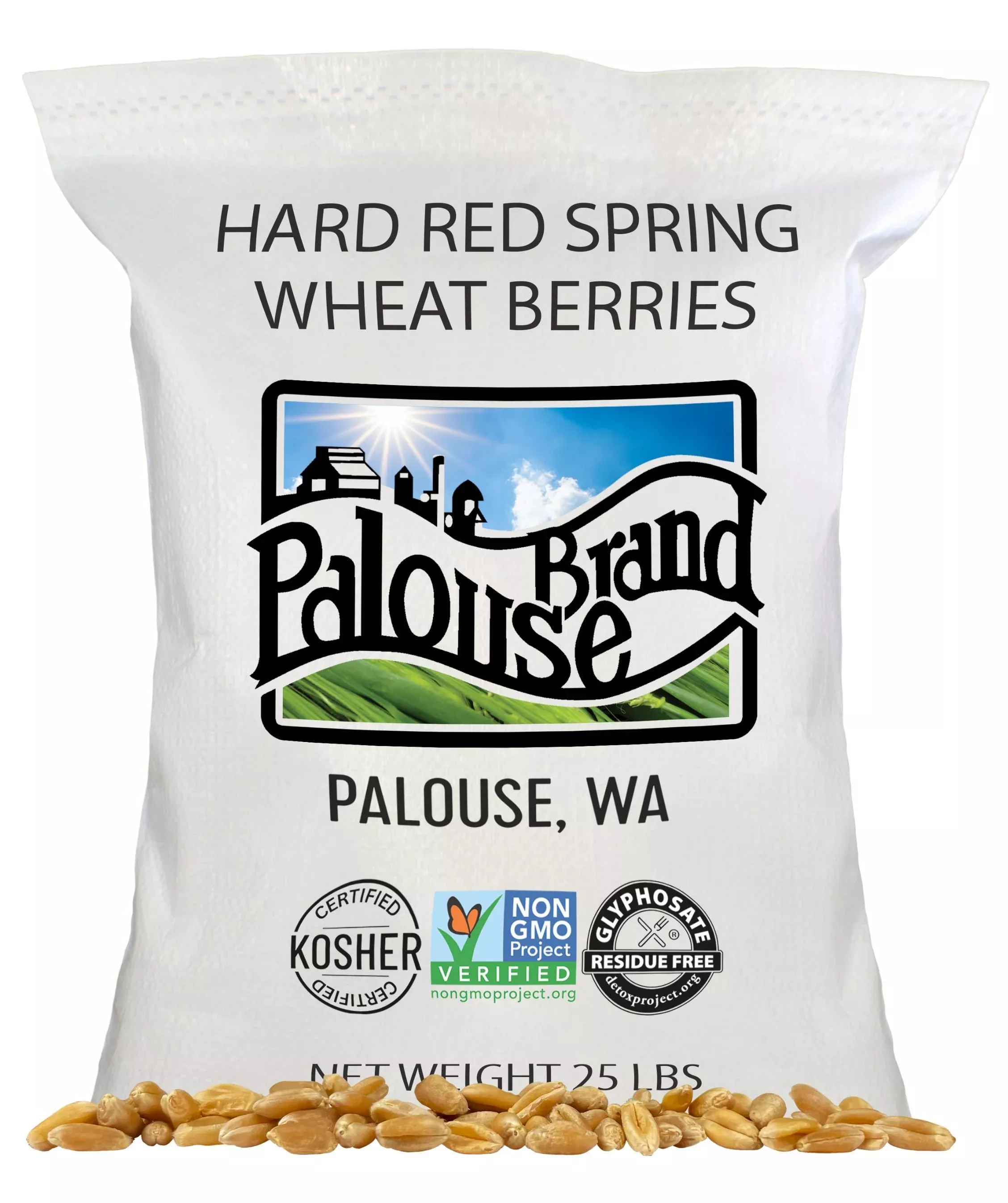 red-spring-wheat-25-lb-bag Red Spring Wheat - 25 lb Bag