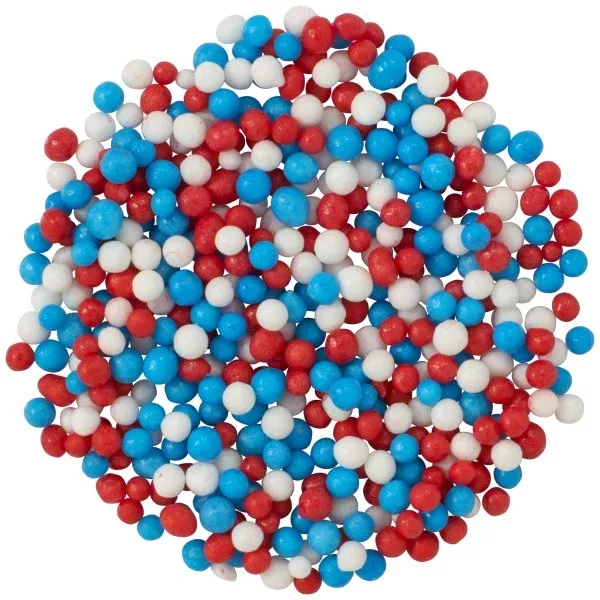 red-white-blue-nonpareils-4oz Red, White and Blue Nonpareils, 4oz
