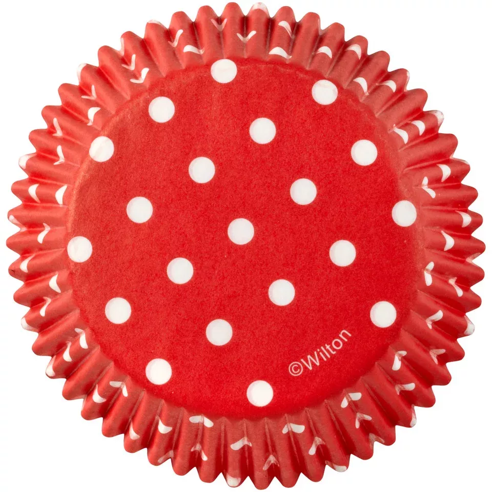 red-with-white-polka-dots-cupcake-liners-75-count-wilton Red With White Polka Dots Cupcake Liners, 75 Count, Wilton
