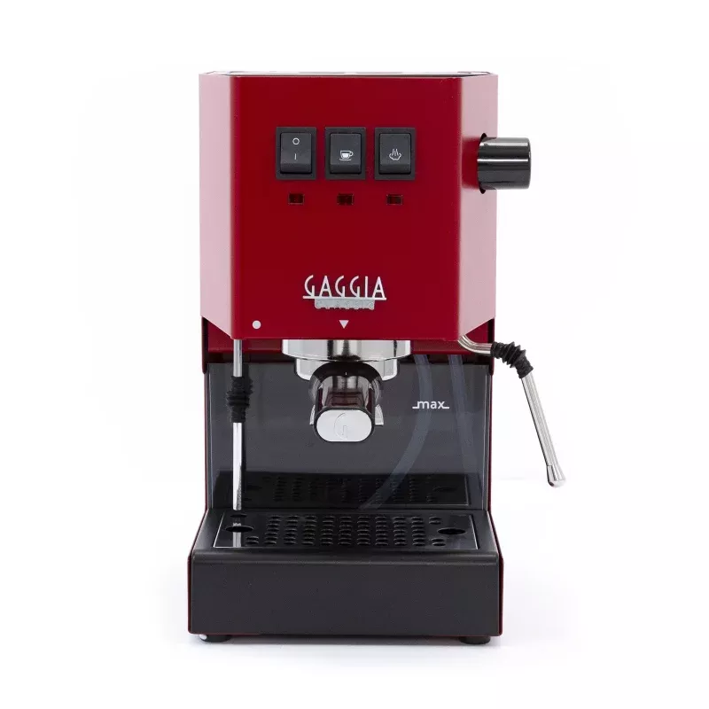 refurbished-gaggia-classic-pro-espresso-machine-in-cherry-red Refurbished Gaggia Classic Pro Espresso Machine in Cherry Red