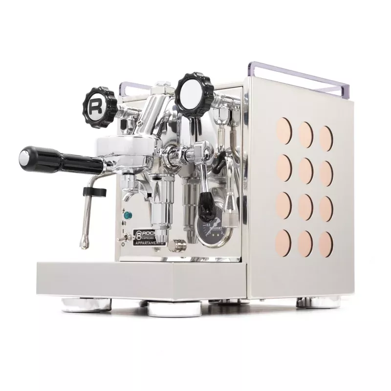 refurbished-rocket-espresso-appartamento-espresso-machine-rose-gold-panels Refurbished Rocket Espresso Appartamento Espresso Machine – Rose Gold Panels