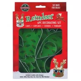 reindeer-cookie-cutter-set-6-pieces Reindeer Cookie Cutter Set 6 pieces
