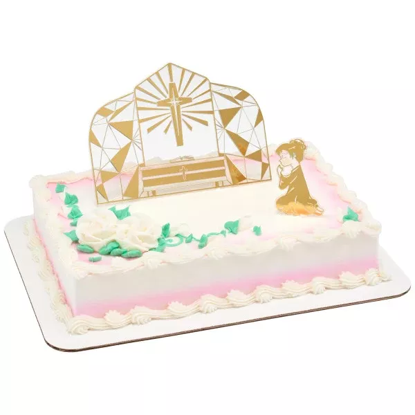 religious-first-communion-girl-set-cake-kit Religious First Communion Girl Set Cake Kit