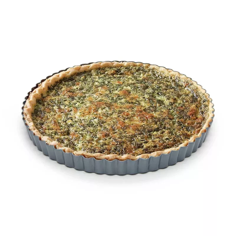 removeable-bottom-quiche-pan-9-5-x-9-5-x-1 Removeable Bottom Quiche Pan 9.5" x 9.5" x 1"