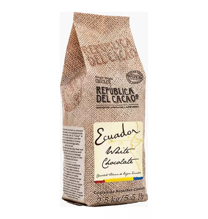 republica-del-cacao-ecuador-white-chocolate-31-5-5-lb Republica del Cacao - Ecuador White Chocolate 31% - 5.5 lb