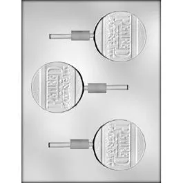 retirement-chocolate-lollipop-mold Retirement Chocolate Lollipop Mold