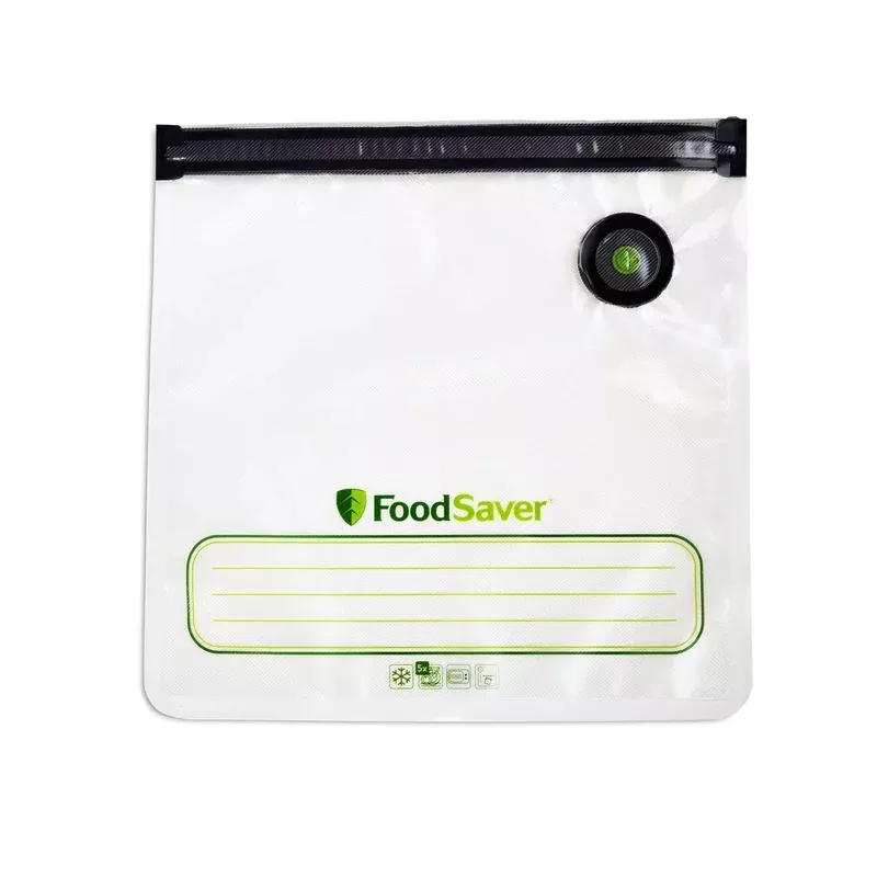 Reusable Gallon Vacuum Zipper Bags – 8ct