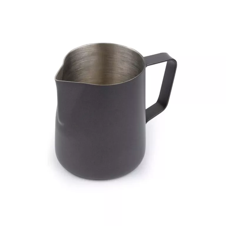 revolution-matte-black-steaming-pitcher-12-oz Revolution Matte Black Steaming Pitcher – 12 Oz