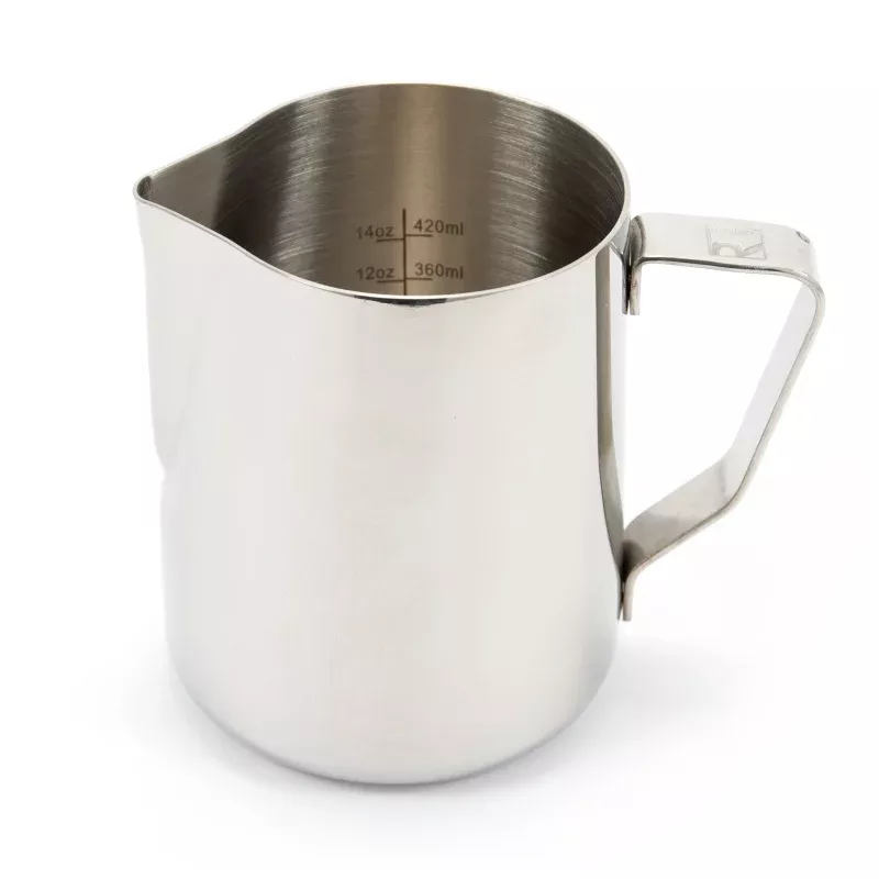 revolution-stainless-steel-steaming-pitcher-20-oz Revolution Stainless Steel Steaming Pitcher 20 oz