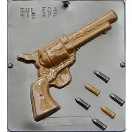 Revolver Bullets Chocolate Mold