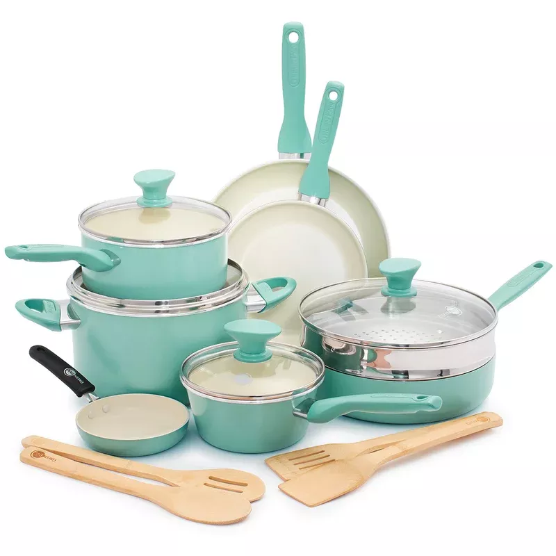 rio-ceramic-nonstick-16-piece-cookware-set-turquoise Rio Ceramic Nonstick 16-Piece Cookware Set | Turquoise