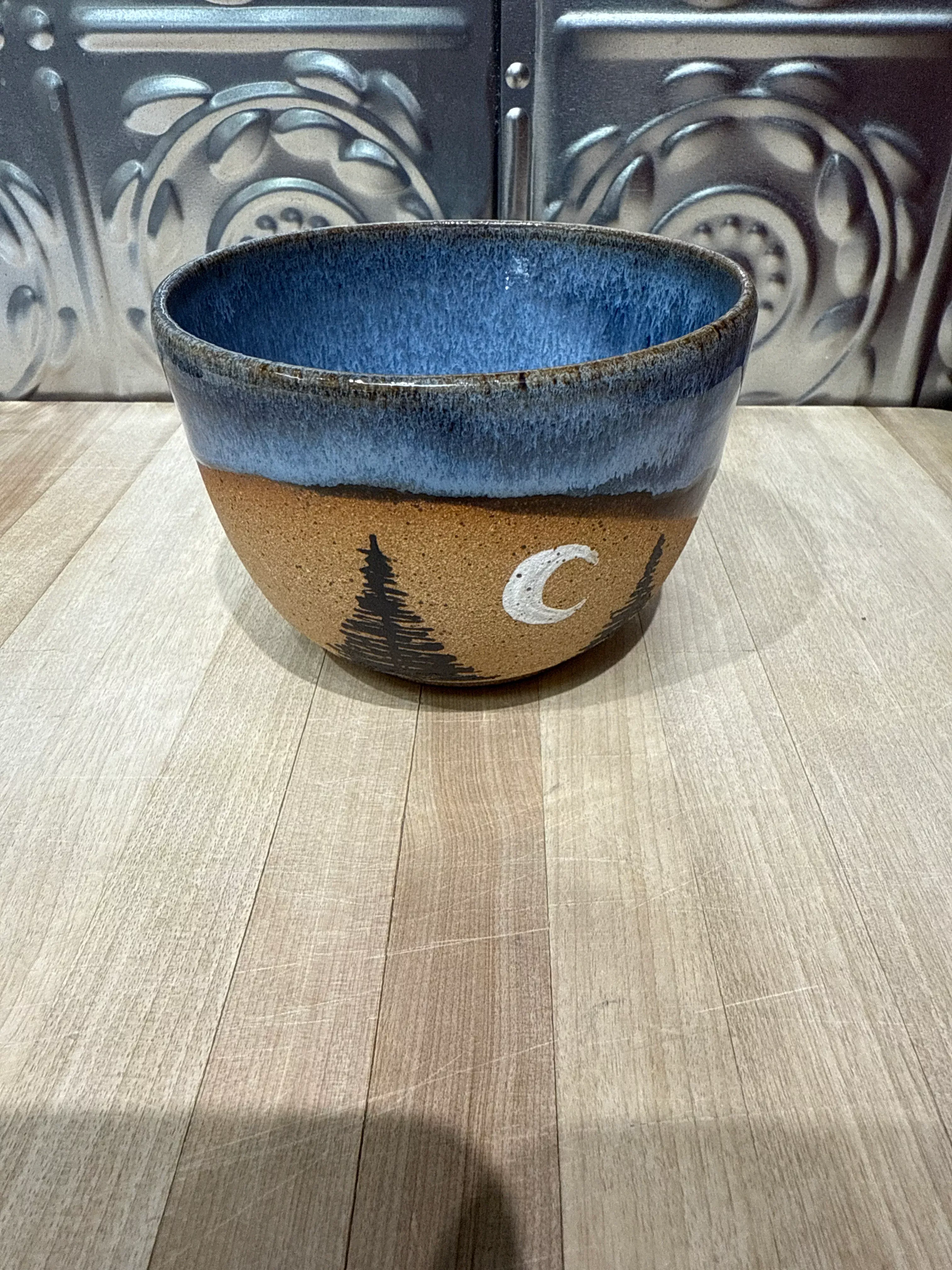 RISING FOREST SOUP MUG-MOON/TREES