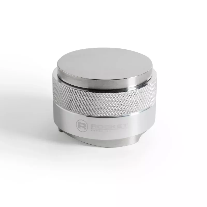 Rocket Espresso 2 in 1 Tamper and Leveler – Silver