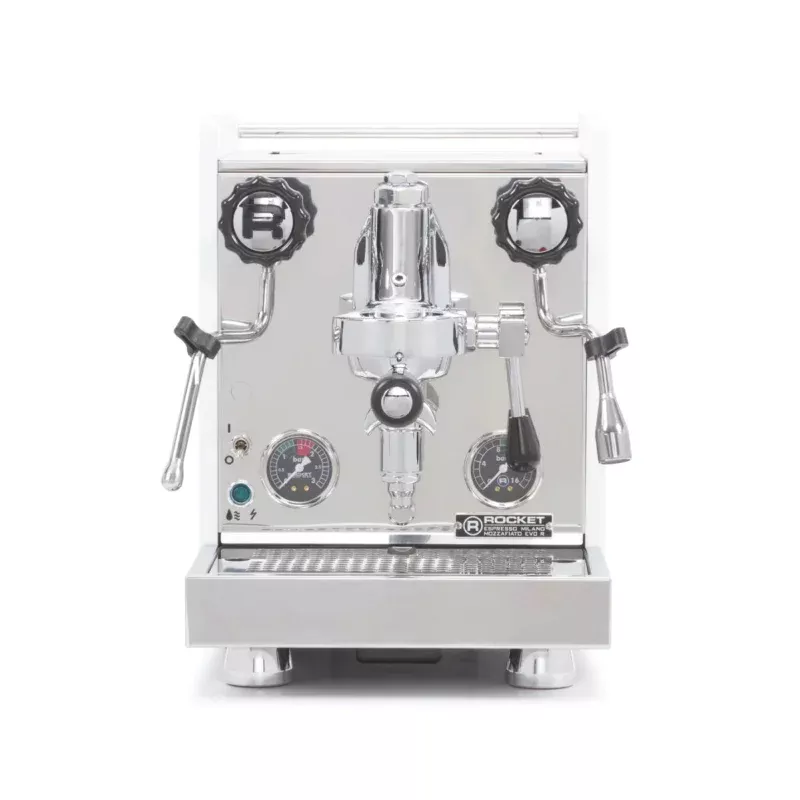 rocket-mozzafiato-cronometro-type-r-espresso-machine-with-short-timer-white Rocket Mozzafiato Cronometro Type R Espresso Machine With Short Timer (White)