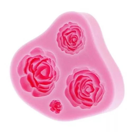 rose-silicone-mold-4-sizes Rose Silicone Mold - 4 Sizes
