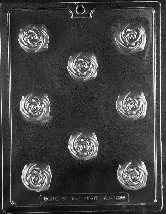 rose-truffle-filling-chocolate-mold Rose Truffle For Filling Chocolate Mold