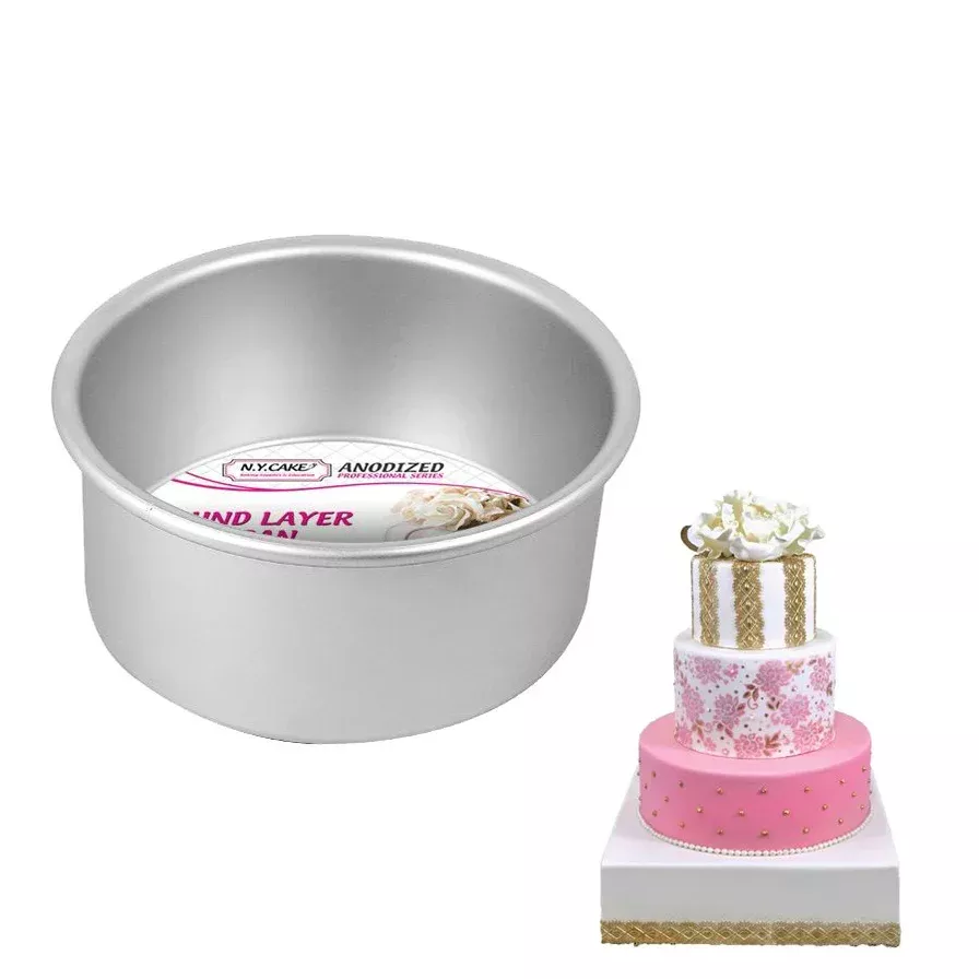 round-layer-cake-pan-6x3-by-ny-cake Round Layer Cake Pan 6x3" by NY Cake