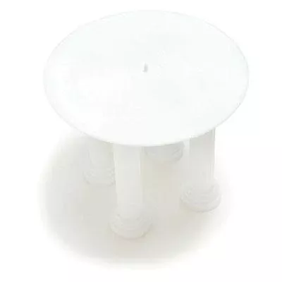 Round, White 6 Inch Separator Plate