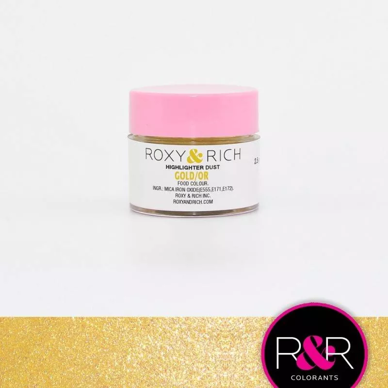 roxy-rich-highlighter-dust-gold Roxy & Rich - Highlighter Dust, Gold -