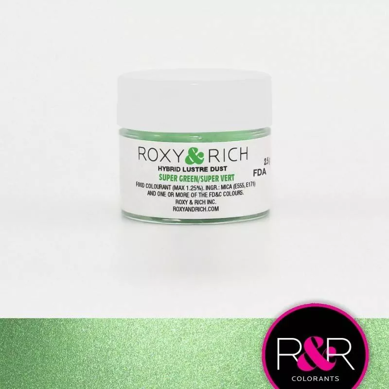 roxy-rich-luster-dust-super-green Roxy & Rich - Luster Dust, Super Green -