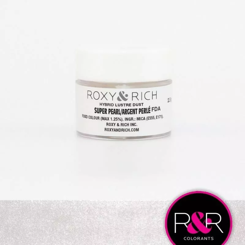roxy-rich-luster-dust-super-pearl-platinum Roxy & Rich - Luster Dust, Super Pearl / Platinum -