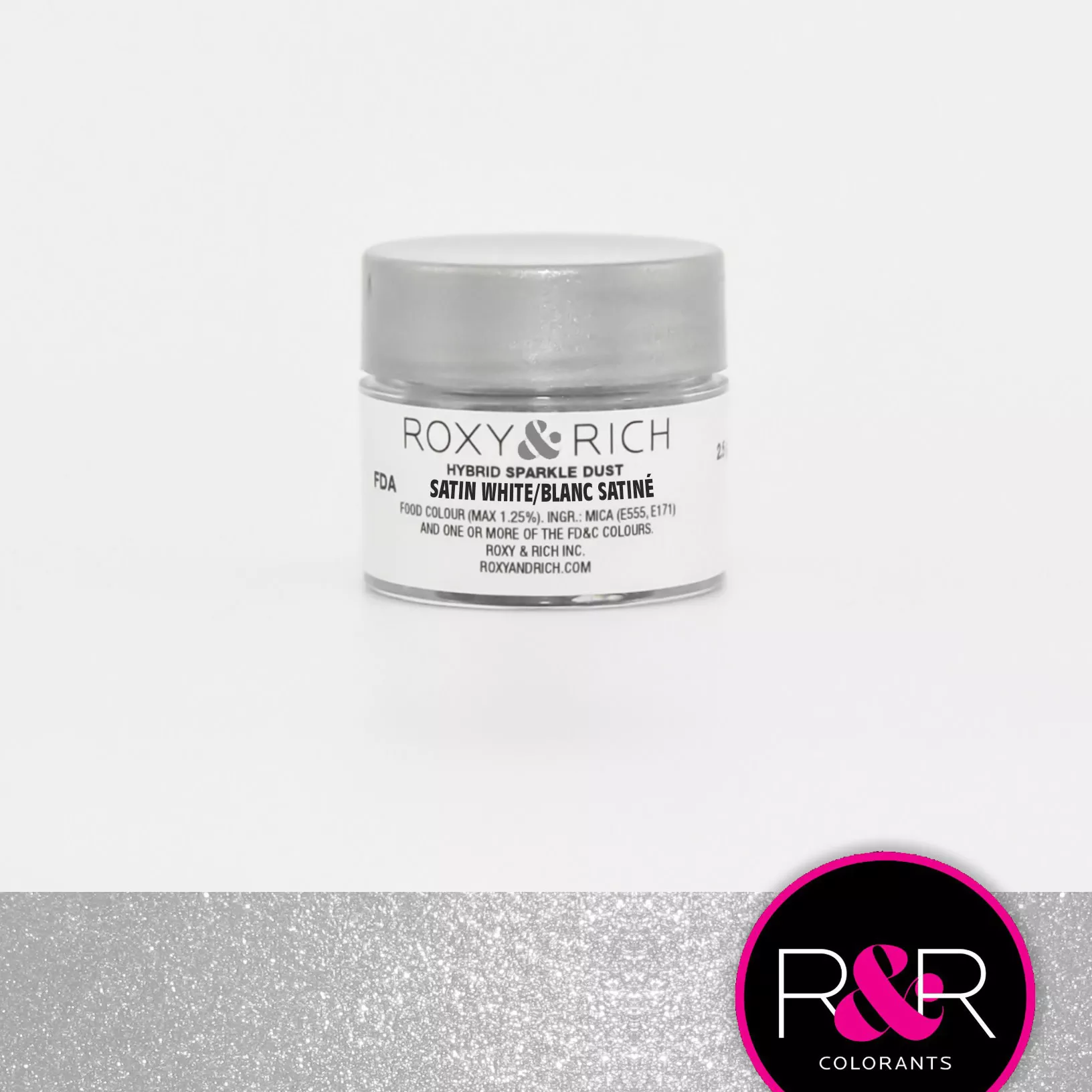 Roxy & Rich - Sparkle Dust, Satin White -