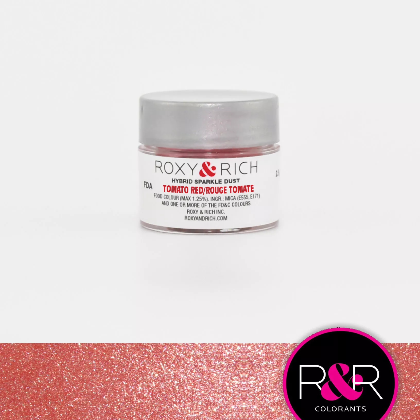 Roxy & Rich - Sparkle Dust, Tomato Red -