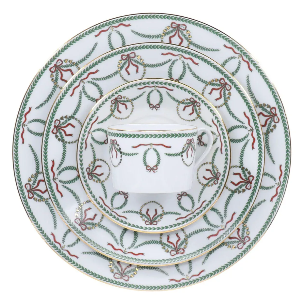 Royal Limoges Cheverny Noel Dinner Plate