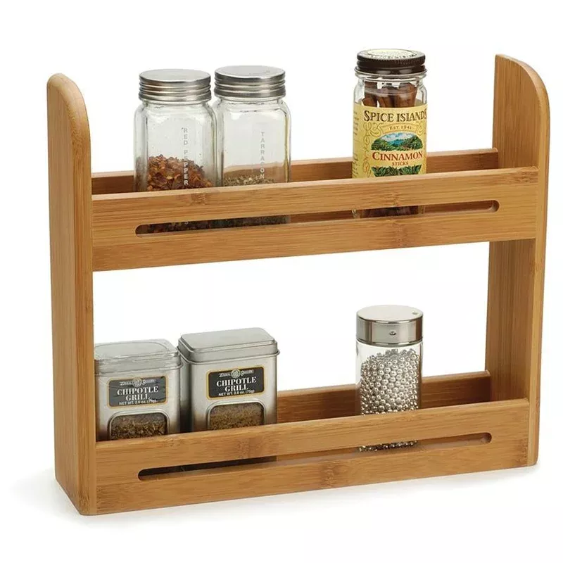 rsvp-international-bamboo-spice-rack RSVP International Bamboo Spice Rack