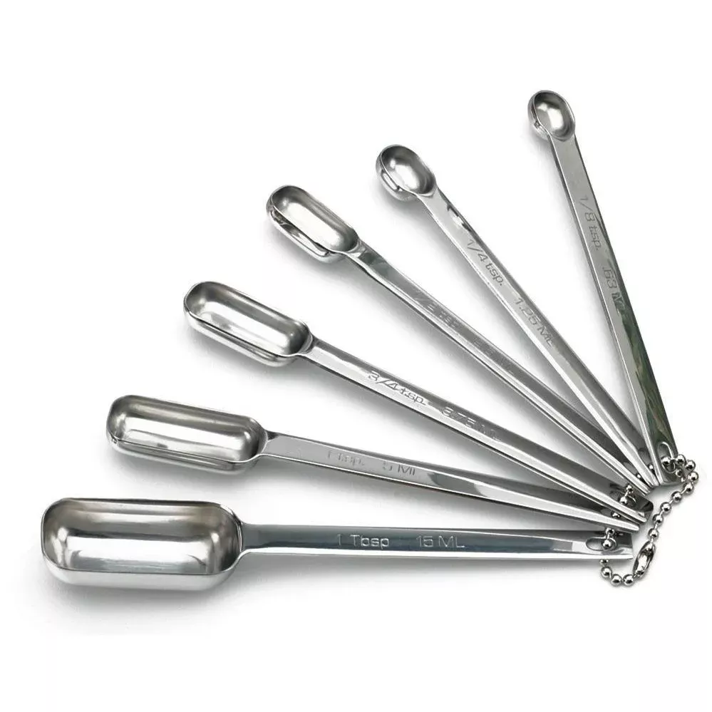 rsvp-measuring-spoons-rectangular-set-6 RSVP Measuring Spoons: Rectangular, Set Of 6