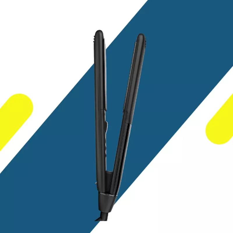 RUSH BRUSH X1 Infra Straightener – Black – Titanium and Ceramic Plates