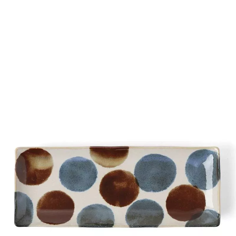 rustic-dots-rectangle-plate RUSTIC DOTS RECTANGLE PLATE