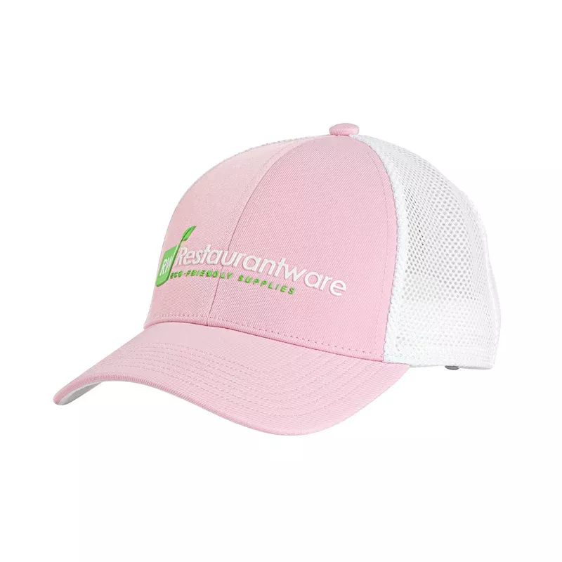 rw-threads-pink-white-trucker-snapback-hat-1-count-box RW Threads Pink and White Trucker Snapback Hat – 1 count box
