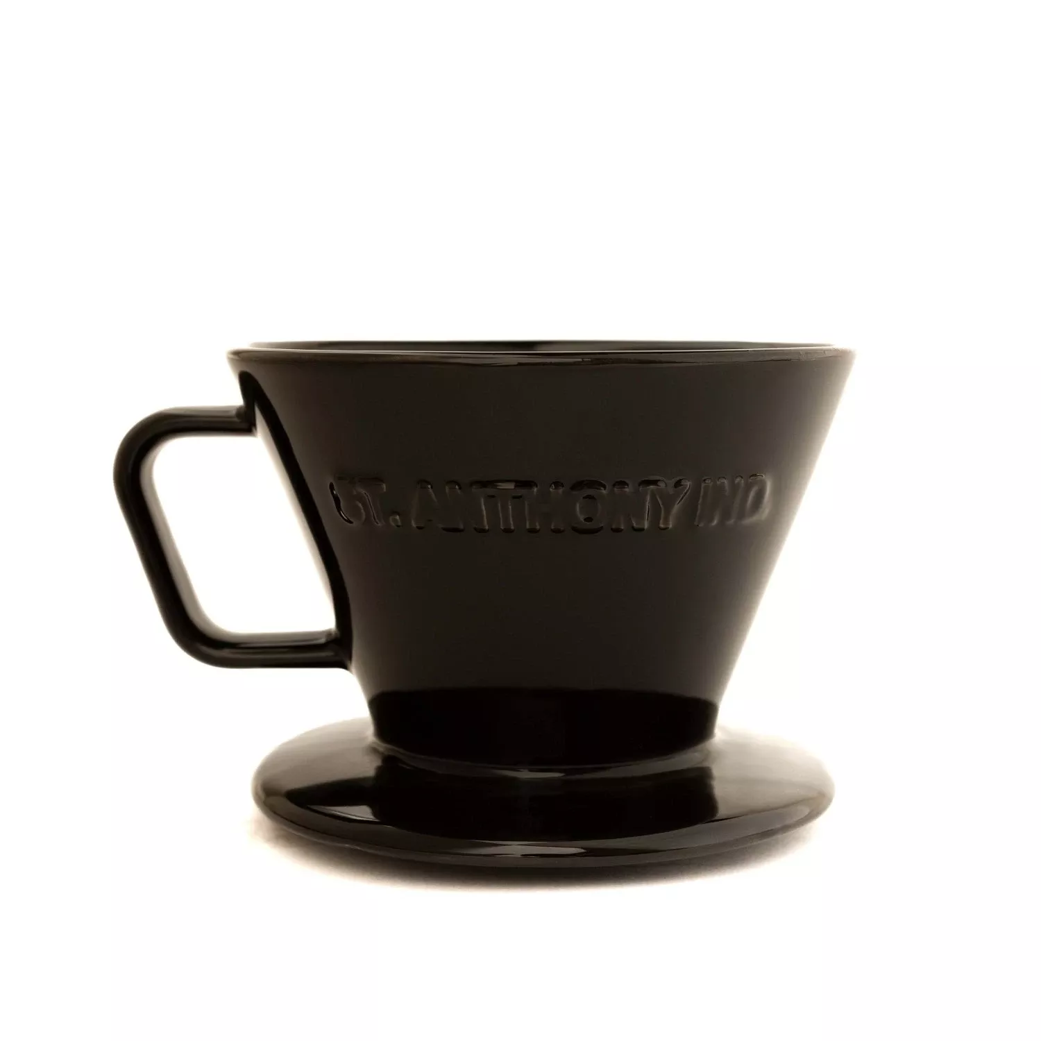 Saint Anthony Industries F70 Ceramic Flatbottom Pourover Brewer – Black