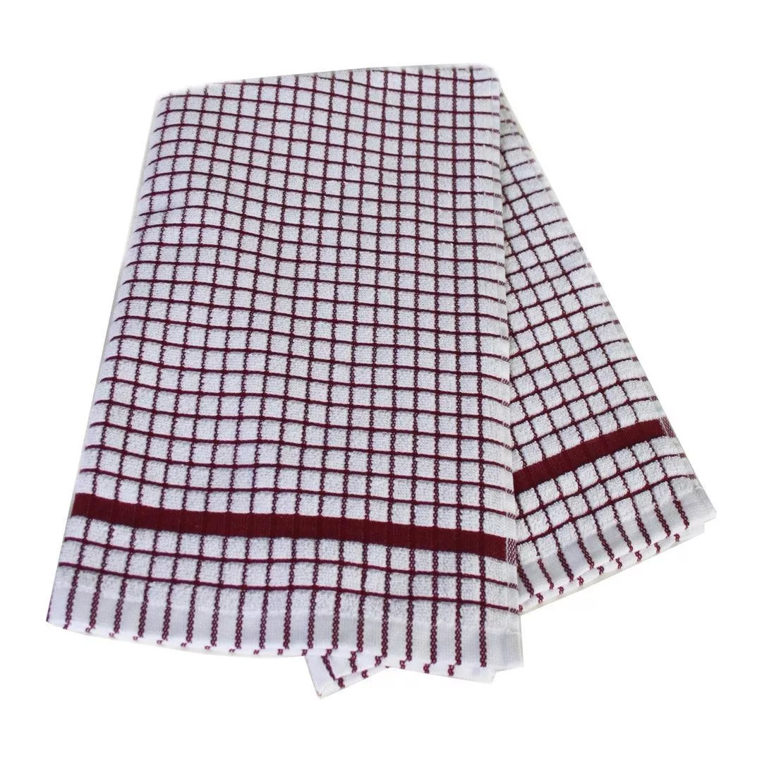 samuel-lamont-poli-dri-cotton-tea-towel-burgundy Samuel Lamont Poli-Dri Cotton Tea Towel: Burgundy