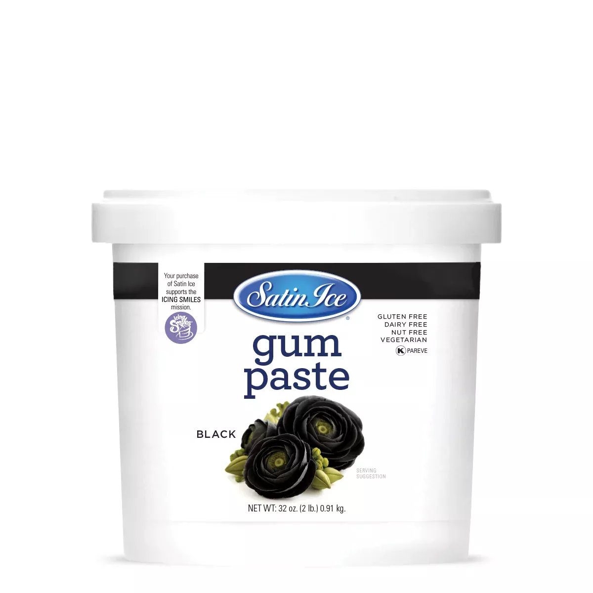 satin-ice-black-gum-paste-2lbs Satin Ice Black Gum Paste - 2lbs