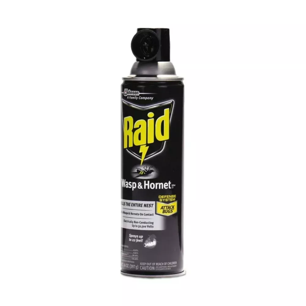 sc-johnson-raid-wasp-hornet-killer-spray-14oz-case-12 SC Johnson - Raid Wasp & Hornet Killer Spray, 14oz - Case of 12