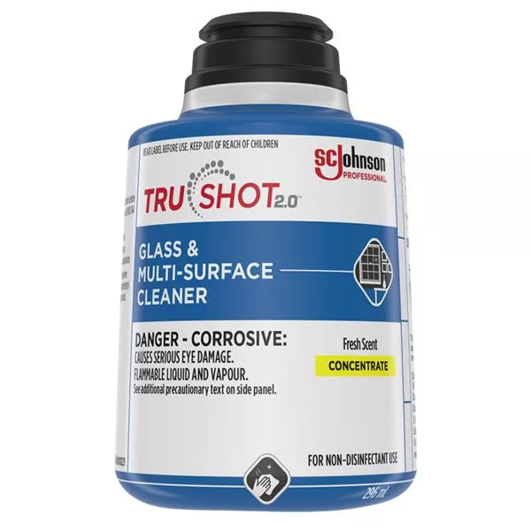 SC Johnson - TruShot 2.0 Glass & Multi-Surface Cleaner, 10oz - Case of 4