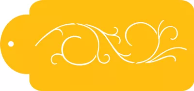 Scrollwork Stencil - C001