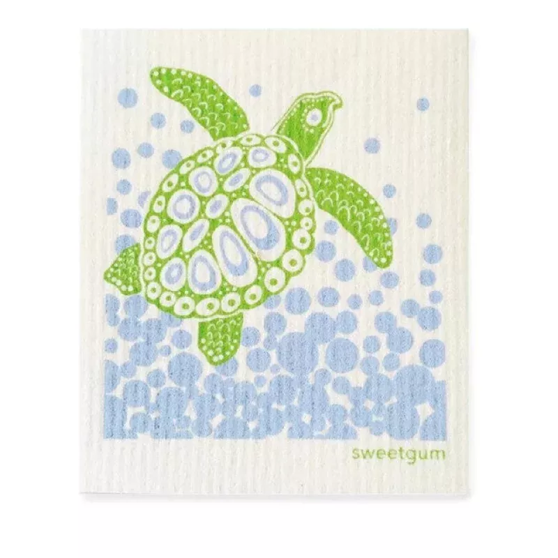 Sea Turtle Swedish Dishcloth