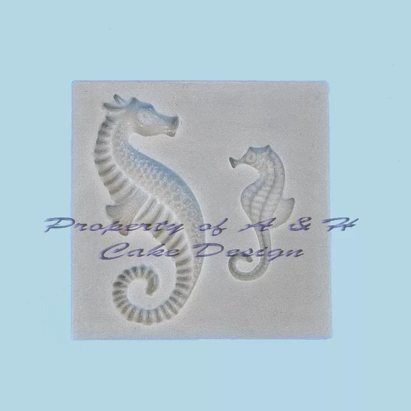 seahorses-m-076-by-sunflower-sugar-art Seahorses (M-076) by Sunflower Sugar Art