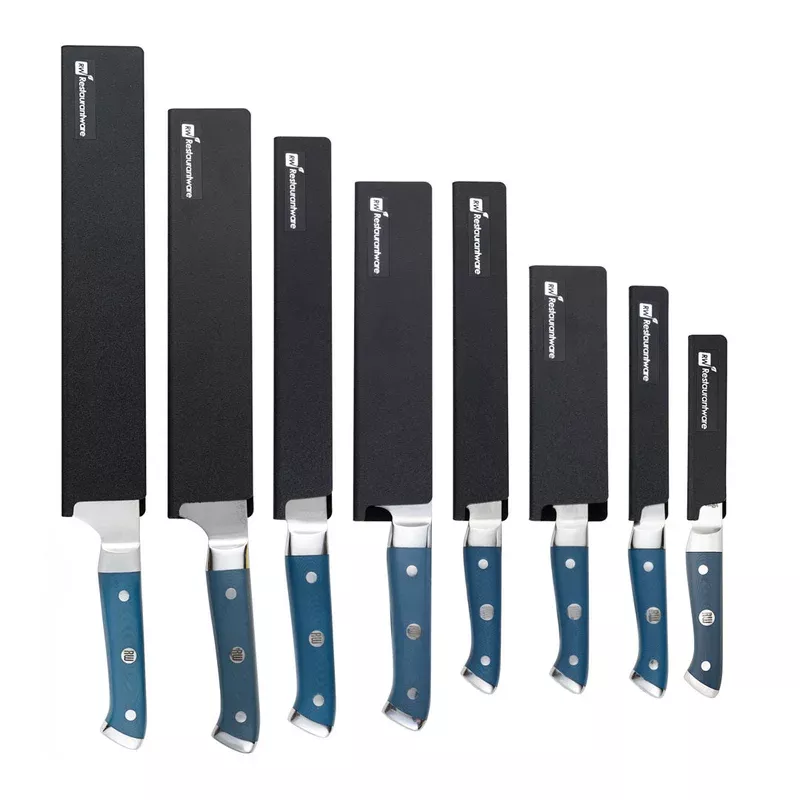 sensei-black-plastic-knife-blade-cover-guard-set-8-piece-1-count-box Sensei Black Plastic Knife Blade Cover / Guard Set – 8-Piece – 1 count box