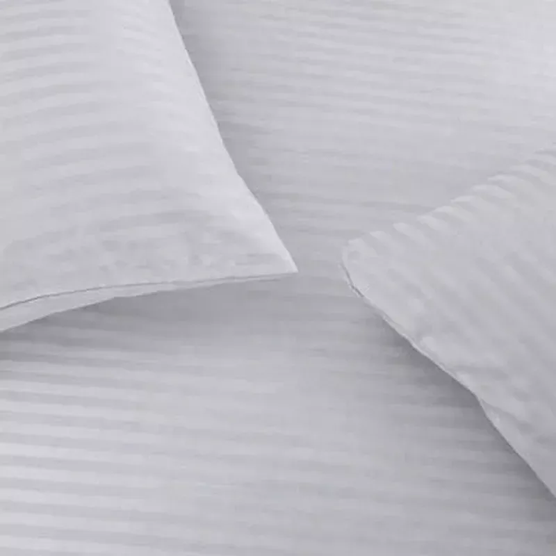 senzo-light-grey-pillowcase-set-2-pieces-stripes-55x75cm Senzo – Light Grey Pillowcase Set 2 Pieces Stripes – 55x75cm