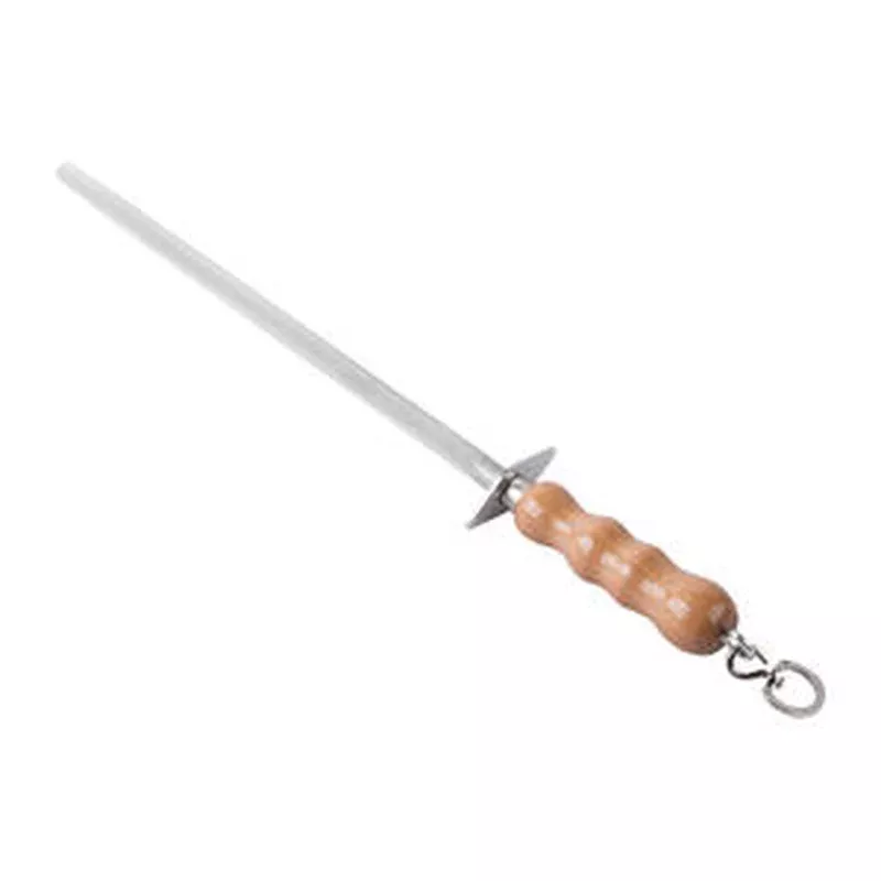 Sharpening Steel Light Wood Handle 1/ea.