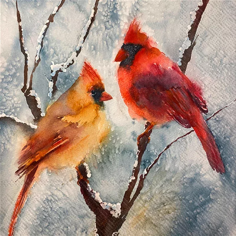 She & He Lunch Napkin