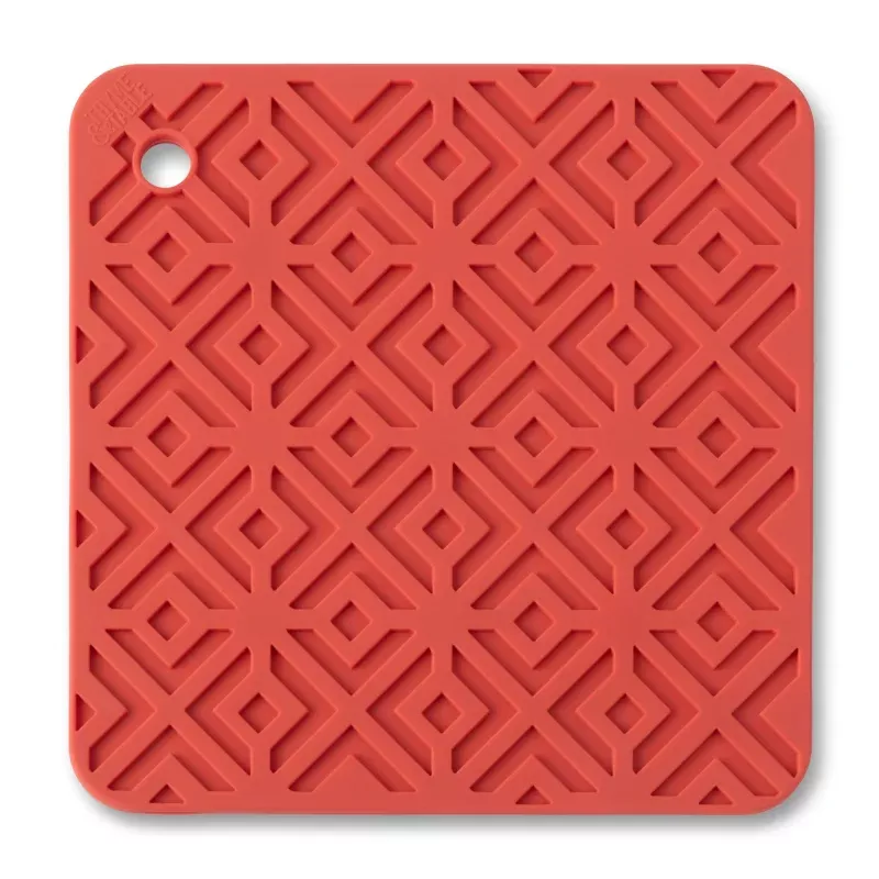 silicone-pot-holder-coral Silicone Pot Holder, Coral
