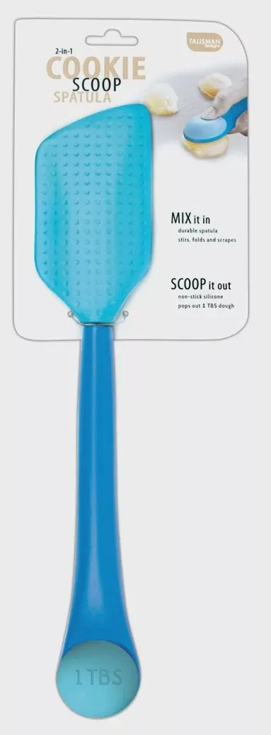 silicone-spatula-cookie-dough-scoop Silicone Spatula and Cookie Dough Scoop