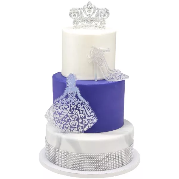 silver-quincea-era-cake-kit Silver Quinceañera Cake Kit