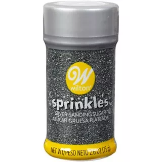 Silver Sanding Sugar 2.6 oz