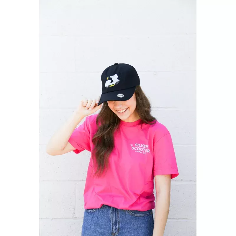 Silver Scooter Coffee Co. Dad Hat – Black